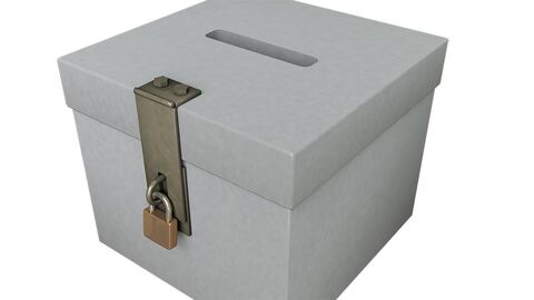 Verschlossene Wahlurne